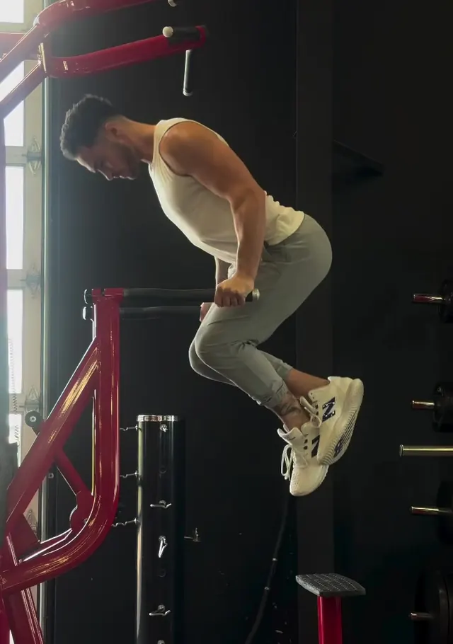 Eric doing a box jump