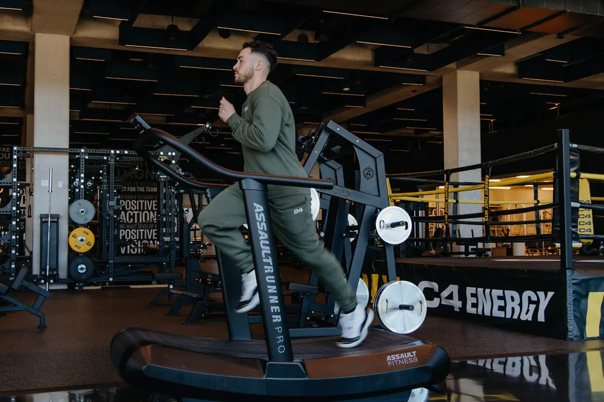 Eric on the floor of the C4 Performance Center